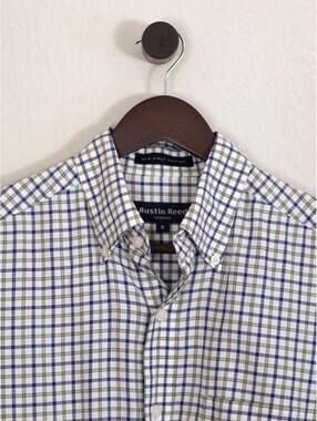 Austin Reed London 2-Ply Cotton Check Button-Down Shirt